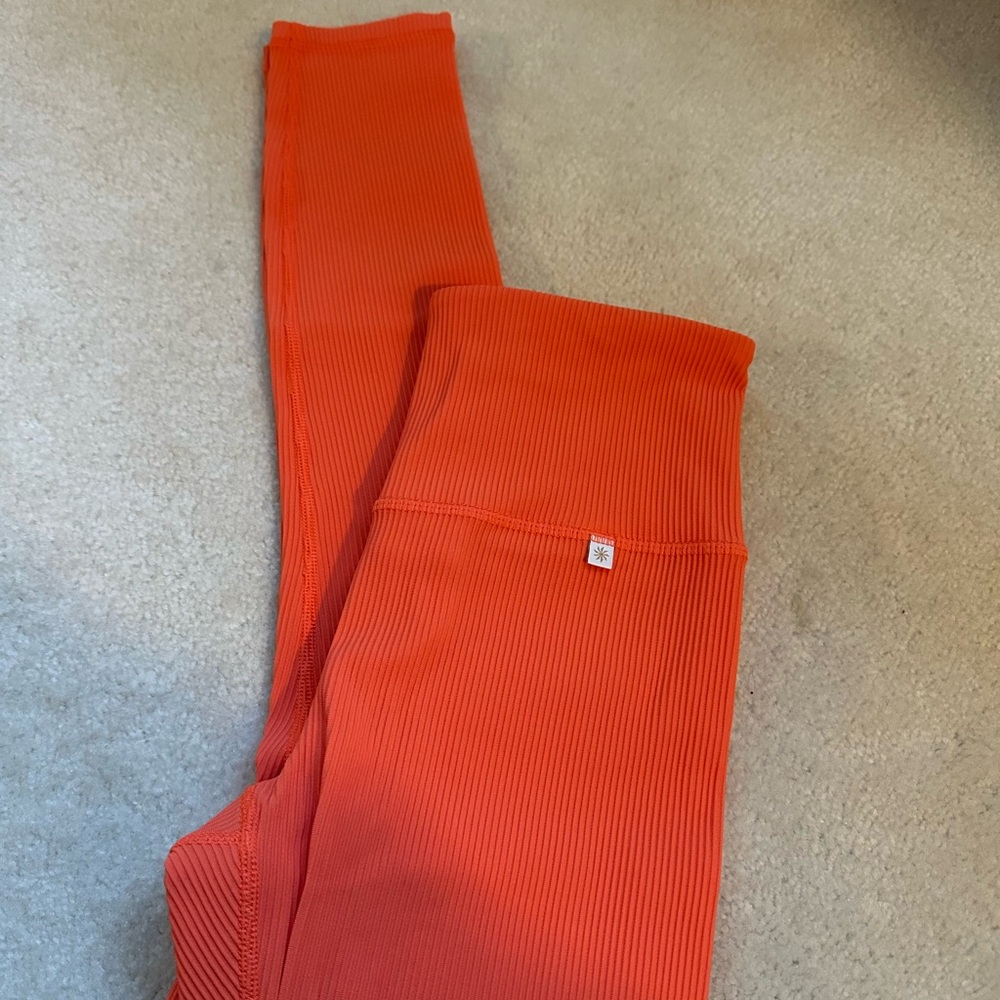 Athleta Kids Vibrant Orange Leggings